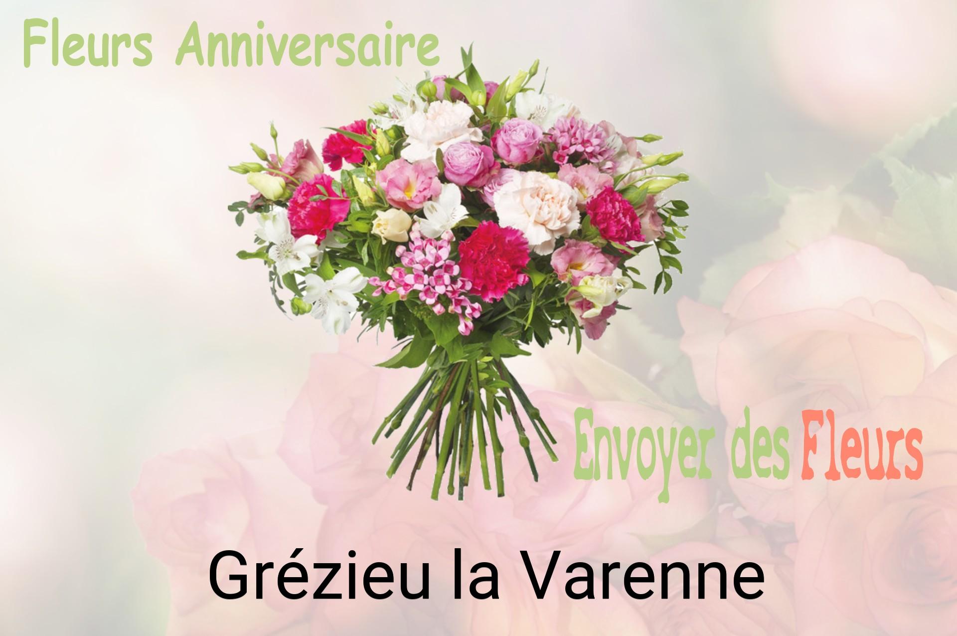 Bouquet de fleurs d’anniversaire livré à Grézieu-la-Varenne